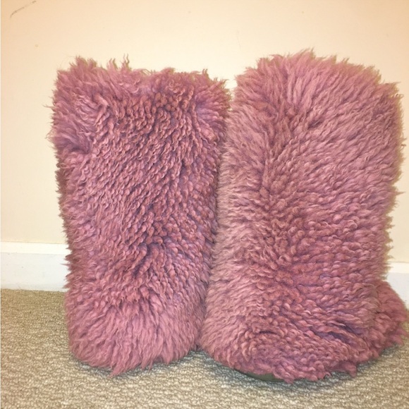 Uggs 8 w vintage Mongolia fur pink - Picture 2 of 5